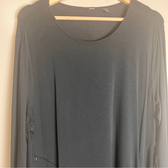 Betabrand Classic Black Long Sleeve Dress Size XL EUC - Picture 2 of 6